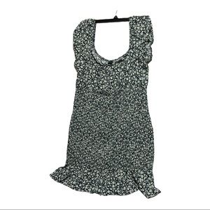 Wild fable xxl Green & Navy   floral print peasant dress. Open to   offer